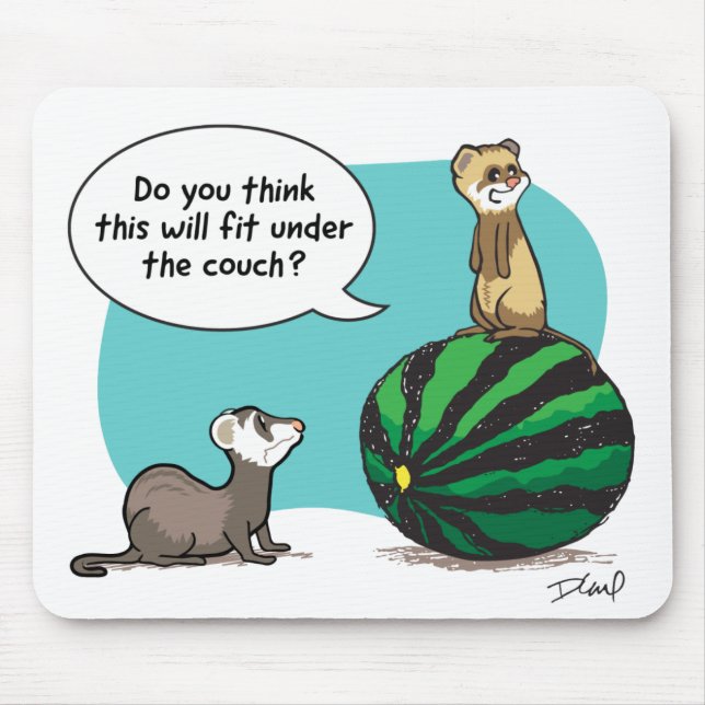 Alfombrilla De Ratón ¿Usted piensa esto cabrá debajo del sofá? (Frente)