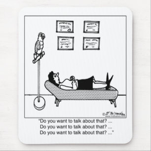 Alfombrilla De Ratón ¿Usted quiere hablar de eso?