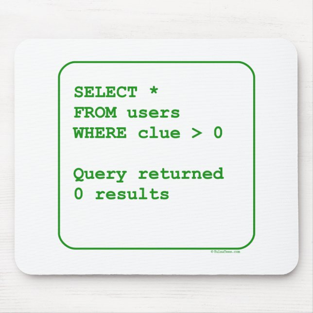 Alfombrilla De Ratón Usuarios desorientados (Frente)