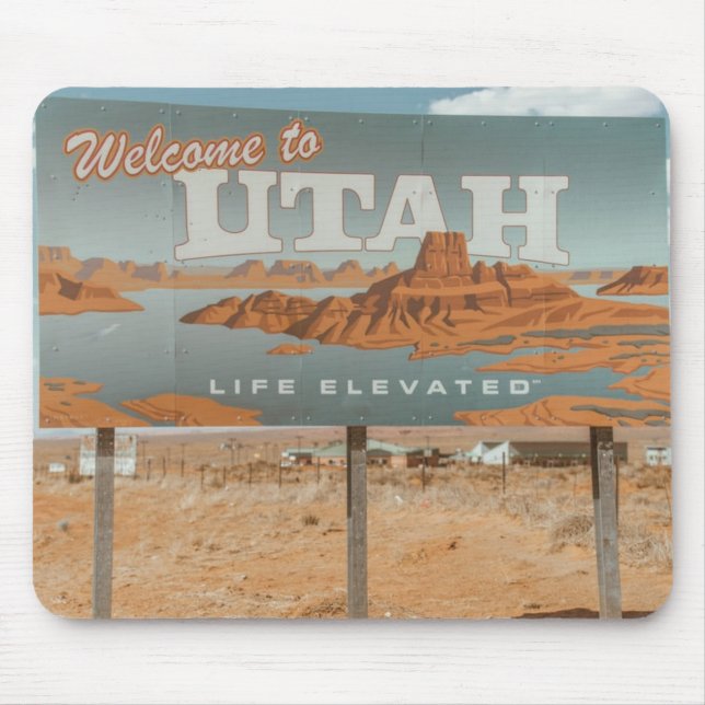 Alfombrilla De Ratón Utah Life Elevated (Frente)