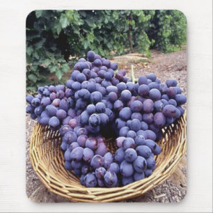 Alfombrilla De Ratón Uvas moradas reales