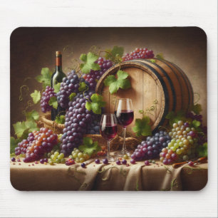 Alfombrilla De Ratón Uvas y vida residual del vino
