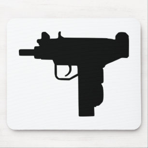 Alfombrilla De Ratón Uzi - arma