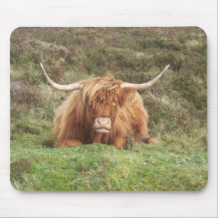 Alfombrilla De Ratón Vaca de la montaña en Dartmoor