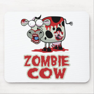 Alfombrilla De Ratón Vaca del zombi