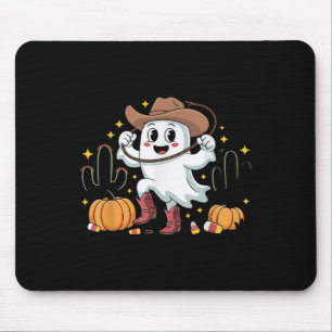 Alfombrilla De Ratón Vaca divertida de Halloween Fantasma Occidental de