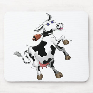 Alfombrilla De Ratón Vaca feliz