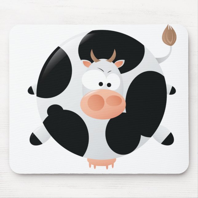 Alfombrilla De Ratón Vaca gorda Mousepad (Frente)