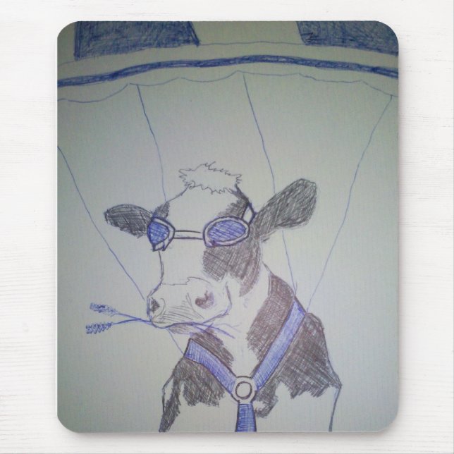 Alfombrilla De Ratón Vaca loca (Frente)