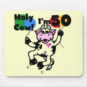 Alfombrilla De Ratón Vaca santa soy 50 camisetas y regalos