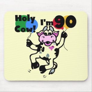 Alfombrilla De Ratón Vaca santa soy 90 camisetas y regalos