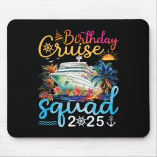 Alfombrilla De Ratón Vacaciones de crucero familiar de la brigada de cr