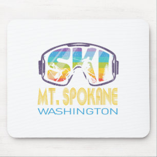Alfombrilla De Ratón Vacaciones de esquí en Ski Mt Spokane Washington