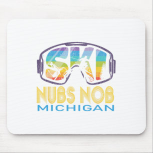 Alfombrilla De Ratón Vacaciones de esquí Nob Michigan