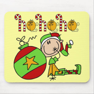 Alfombrilla De Ratón Vacaciones de navidades Jingle Bells Elf