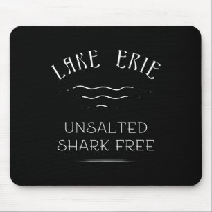 Alfombrilla De Ratón Vacaciones de pesca en el lago Erie sin tiburones 