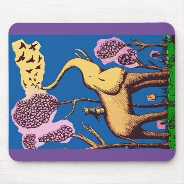 Alfombrilla De Ratón Vacaciones de Reina (Frente)