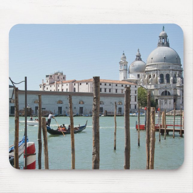 Alfombrilla De Ratón Vacaciones en mousepad del paisaje de Venecia (Frente)