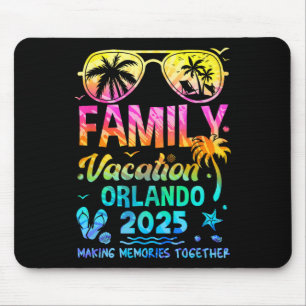 Alfombrilla De Ratón Vacaciones familiares 2025 Recuerdos de Orlando