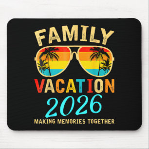 Alfombrilla De Ratón Vacaciones Familiares 2026 Playa Verano Combinando