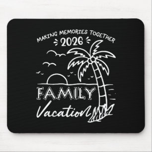 Alfombrilla De Ratón Vacaciones familiares divertidas 2026 Beach Palm T