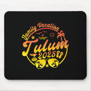 Alfombrilla De Ratón Vacaciones Familiares en Tulum México 2025 Crucero