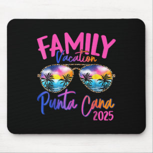 Alfombrilla De Ratón Vacaciones Familiares Punta Cana 2025 Camiseta Nav