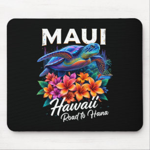 Alfombrilla De Ratón Vacaciones Tortuga Playa Océano Maui Hawaiano Hawa