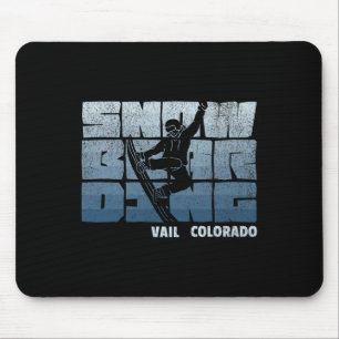 Alfombrilla De Ratón Vail Colorado Snowboard Resort Guay Vintage Sno