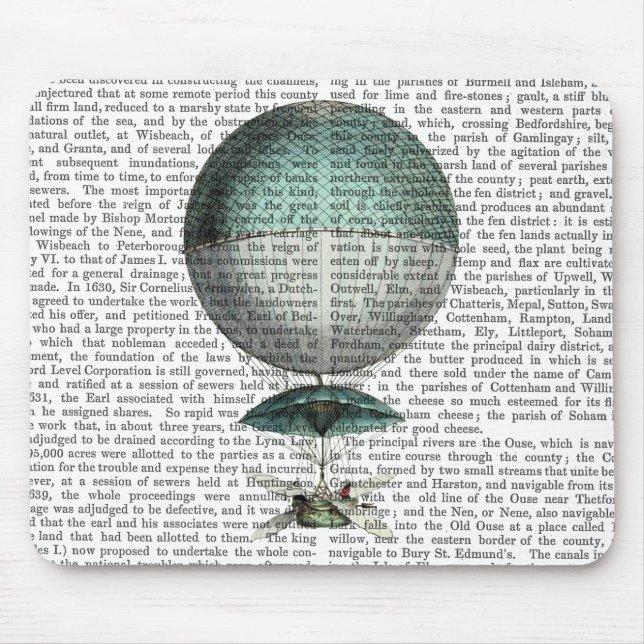 Alfombrilla De Ratón Vaisseau Volant Balón de aire caliente (Frente)