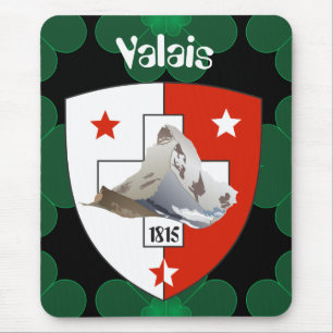 Alfombrilla De Ratón Valais / Wallis Suisse Schweiz Suiza Mauspad