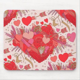 Alfombrilla De Ratón Valentine’s Day Mousepad | Romantic