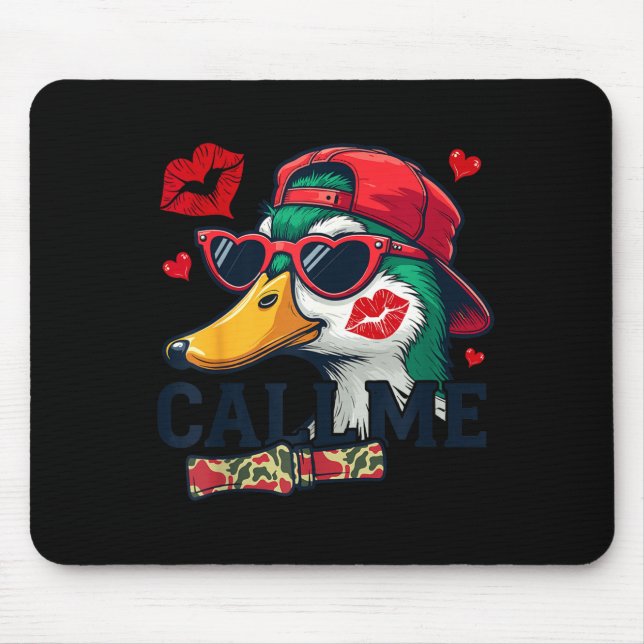Alfombrilla De Ratón Valentine's Day Duck Hunting Camo Call Me Toddler  (Frente)