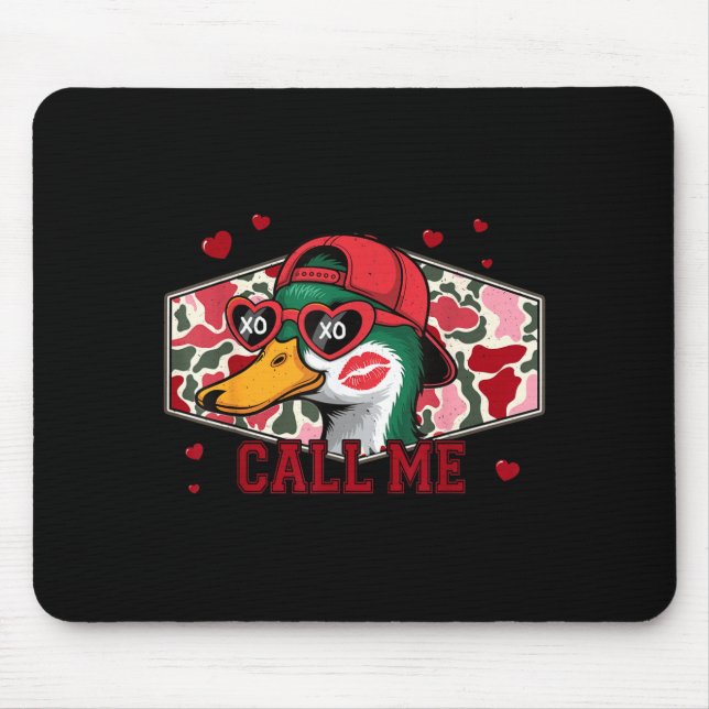 Alfombrilla De Ratón Valentine's Day Duck Hunting Camo Call Me Toddler  (Frente)