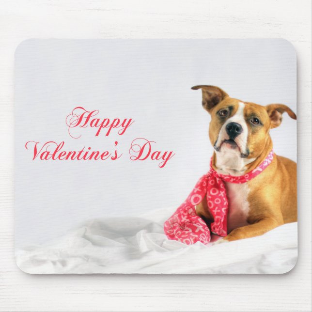 Alfombrilla De Ratón Valentine's Day Greeting for Dog Lover (Frente)