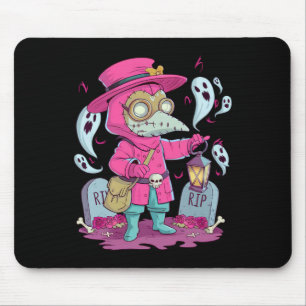 Alfombrilla De Ratón Valgory Vintage Plaga gótica Médico Graves Hallow