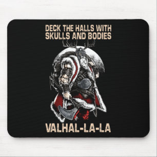 Alfombrilla De Ratón Valhalla-La Deck, con calaveras y cuerpos