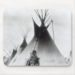 Alfombrilla De Ratón Valiente Blackfoot, cerca de Calgary, Alberta,