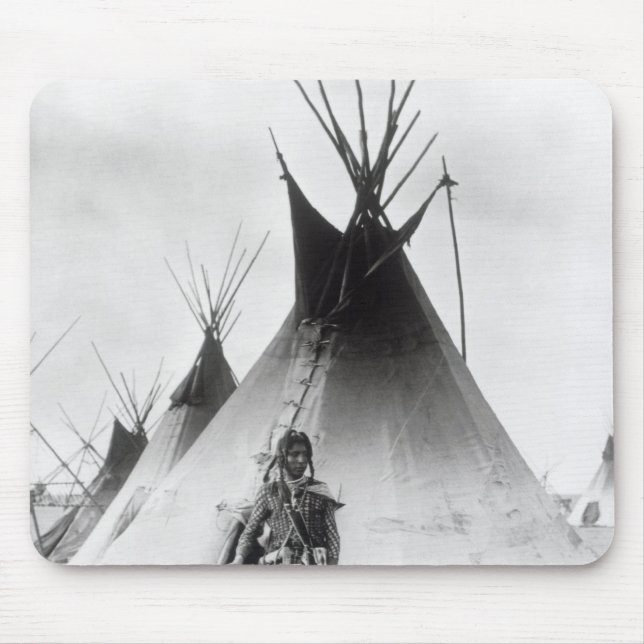 Alfombrilla De Ratón Valiente Blackfoot, cerca de Calgary, Alberta, (Frente)