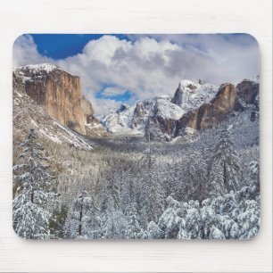 Alfombrilla De Ratón Valle de Yosemite en nieve
