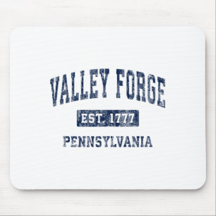 Alfombrilla De Ratón Valley Forge Pennsylvania Pa Vintage Establecido P