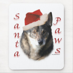 Alfombrilla De Ratón Vallhund Santa Paws de Suecia