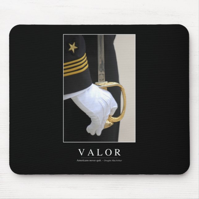Alfombrilla De Ratón Valor: cotización Inspiradora 1 (Frente)