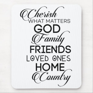 Alfombrilla De Ratón Valorar lo que importa