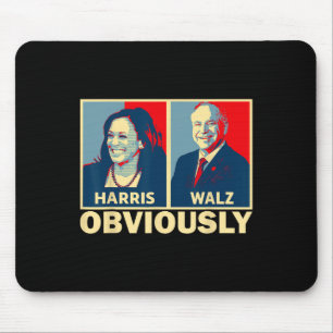 Alfombrilla De Ratón Vals 2024 Obviamente Tim Walz Kamala Harris 2024