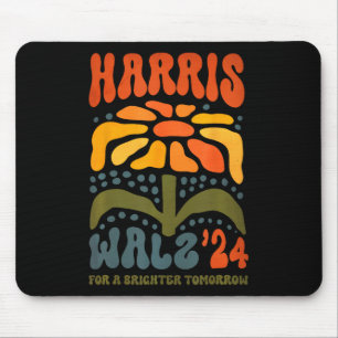 Alfombrilla De Ratón Vals de Wheimer 2024 Retro Boho Vintage Groovy Flo