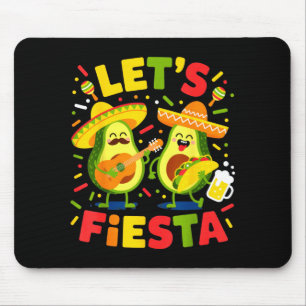 Alfombrilla De Ratón Vámonos fiesta amantes del aguacate fiesta diverti