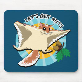 Alfombrilla De Ratón Vamos a buscar nueces - ardilla voladora