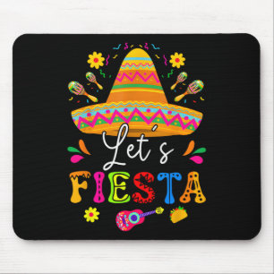 Alfombrilla De Ratón Vamos a Fiesta Cinco De Mayo Fiesta Mexicana Guita