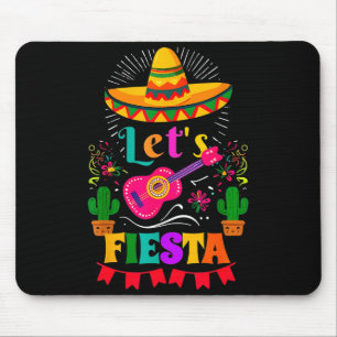 Alfombrilla De Ratón Vamos a fiesta sombrero mexicano cinco de mayo cac